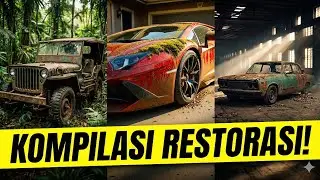The Ultimate ASMR Car Restoration Compilation! Wrecked to Brand New (Supercar, Classic, Jeep)