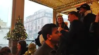 Brunch sotto la pioggia a Sorrento la Vigilia di Natale 