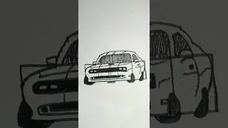 Easy way to draw car day80/100#viral#trending#easy#shots#drawing#draw#art#artist#@itsruqaiya