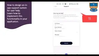 How to design an in-app support messaging system php