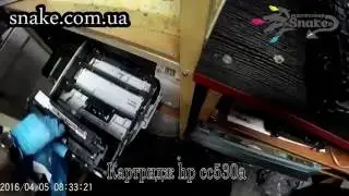 Заправка картриджа HP CC530a (531a, 532a, 533a) предполагает тестирование входящее и выходящее.
