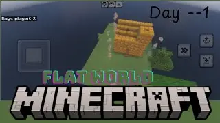 We Survived 100 Days In SUPERFLAT With NOTHING In Minecraft Hardcore!minecraft flat world #minecraft