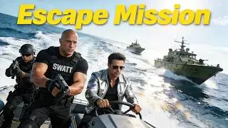 Drug Lords Flee by Water &mdash; SWAT Launches Relentless Rescue Strike!| Boat Chase | Gunfight