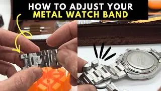 Как быстро отрегулировать металлический ремешок для часов Tissot, Casio, Swatch, Invicta, Seiko и...