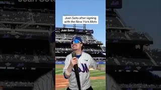 Juan Soto after signing with the Mets😂⚾️
