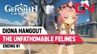 Genshin Impact Diona Hangout BAD Ending #1 - The Unfathomable Felines