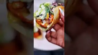 Crispy Buffalo cauliflower bite tacos #shorts