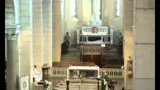 Orgue, chants et bapt&egrave;mes lors de la messe du 23.9.12.