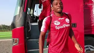 Kikosi kikiwasili katika uwanja wa Mo Simba Arena