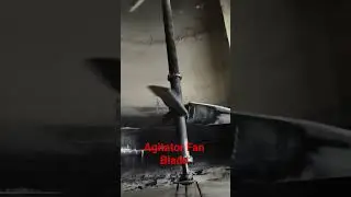 Agitator fan blade#welding alignment  # bush fitting #work done#machine #normal soud#