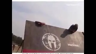 He does not have any legs, but it did not stopped him from finishing this marathon.