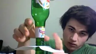 MC's bottle trick woop wooop woooooop