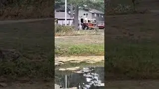 Arriving to My Wedding in True Firefighter Wife Fashion