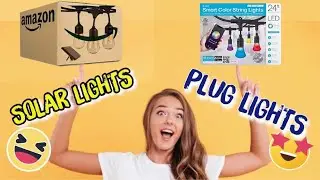 Solar or Plug String Lights for Holidays or any event to use in Rv, Patio, Home, etc..