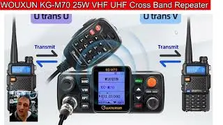 WOUXUN KG-M70 25W VHF UHF Cross Band Repeater