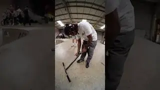 Heavy sessions with Isiah Samms at AA!😮&zwj;💨🔥 #scooter #adrenalinealley #reels