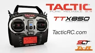 Spotlight: TTX850 8-Channel 2.4GHz SLT Computer Radio by Tactic