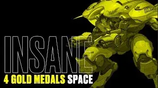 SPACE Grand Master Gameplay - 4 Gold Medals