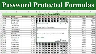 How to Lock Formulas in Excel | Protect Cells & Prevent Editing