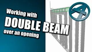 Double Beam over an Opening: Quick ArchiFrame Tutorial