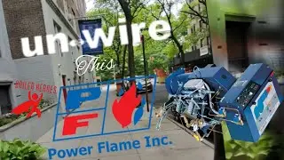 Installation : &ldquo;Unwiring This POWERFLAME&rdquo; #boiler #mechanic #modmotor  #floating  #newyork