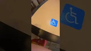 Table with Handicap Sign