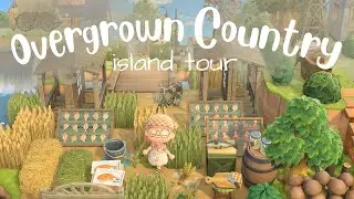stunning overgrown farmcore island 🍃 olive | animal crossing: new horizons da tour
