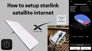 How to setup Starlink satellite internet | starlink satellite internet installation