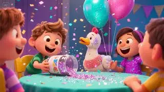 Balloon Craft Time &ndash; Sticky Hands and Silly Faces + More | Creative Crafting Rhyme for Kids
