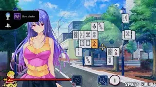 Pretty Girls Mahjong Solitaire - Blue Platinum #1081 PS4