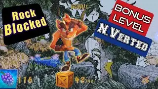 Rock Blocked N.Verted Bonus Level All Boxes Crash Bandicoot 4