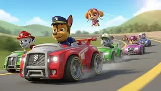 Paw Patrol Car Race 🏁 | Super Fun Racing Adventure for Kids