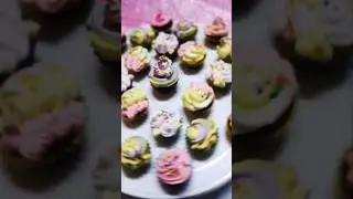 Minicupcake#cake#love#food#cupcake#cupcakelove #minicupcakes#miniature#cupcakes#decoration#recipe