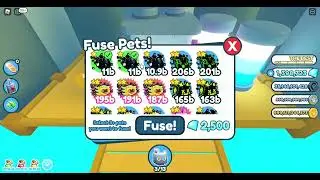 What happens when you fuse 3 Hacked Raccoon? (Pet Simulator X!)