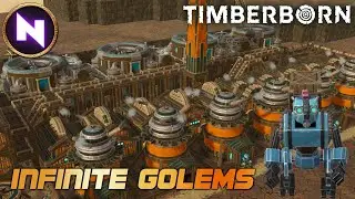 Self-Sustained Self-Replicating GOLEM FACTORY | 07 | TIMBERBORN | Lets Play