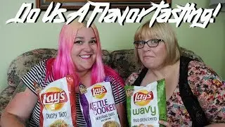 Lay's Do Us A Flavor Contest 2017 Finalists Taste Test (feat. Sarah Smunderling)! - Elyse Explosion