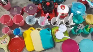 🌭🍕Mini kitchen Cooking Fast food Asmr Satisfying with Unboxing Review Toys {ASMR Toy Unboxing}🍔🍟