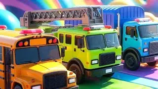 Magic Colour Van 🌈 | Fun Cartoon For Children&rdquo;#trending #cartoon #mrbeast #cartoon 