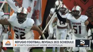 Refugio Football reveals their 2025-2026 football schedule