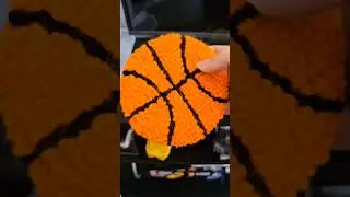Basketball MugRug 🏀 Link in Bio. #handmade #SmallBusiness #coaster #MugRug #basketball #sports #gift