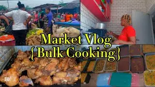 RAW MARKET VLOG~ COOK WITH ME #cooking #marketvlog #bulkcooking 