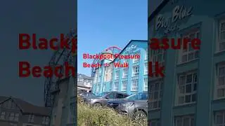 [4K] Blackpool pleasure Beach UK Walk  🇬🇧 #blackpool #pleasurebeach#seafront#