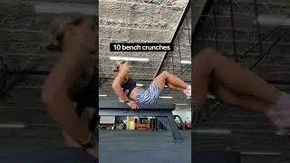 Bench Ab Workout! #Shorts #Abs #Workout