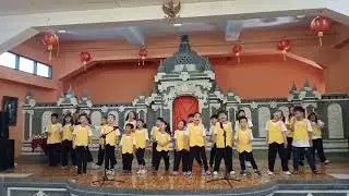 Paduan Suara Anak Anak sekolah Minggu Dhamma Cattra Tabanan
