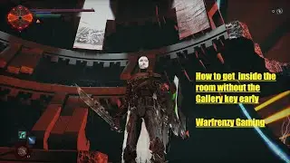 How to get into the gallery room early without the key in the observatory Hellpoint