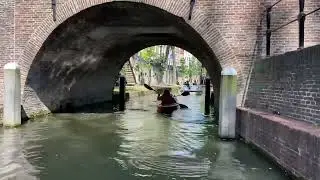 Waterfietsen, pedal boat tour, Utrecht   the Netherlands