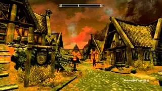 Skyrim - Auriel's Bow with Bloodcursed Elven Arrows