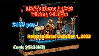 LEGO Speed Build & Review - 21343: LEGO Ideas - Viking Village (Complete Build + Review)