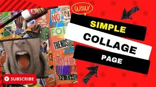 SIMPLE COLLAGE PAGE; Making a &ldquo;word&rdquo; page.