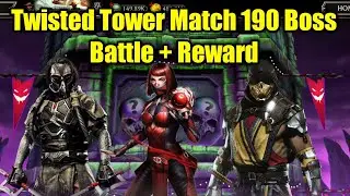 MK Mobile || Twisted Tower Match 190  Mk11 Team Boss Battle